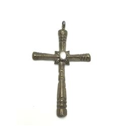BEGAY STERLING CROSS PENDANT W