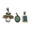 Image 1 : 3 STERLING PENDANTS VINTAGE!