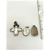 Image 2 : 3 STERLING PENDANTS VINTAGE!