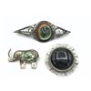 Image 1 : 3 BROOCHES VINTAGE AND HANDMADE