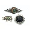 Image 2 : 3 BROOCHES VINTAGE AND HANDMADE