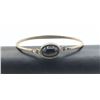 Image 1 : VINTAGE .925 BRACELET W BLACK ONYX STONE