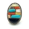 Image 1 : SZ 11 STERLING RING WITH NAVAJO/ZUNI