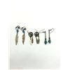 Image 2 : 3 PAIRS OF NAVAJO EARRINGS, MULTI COLOR/