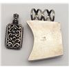 Image 4 : 2 ABALONE INLAY PENDANTS STERLING