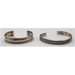 2-CUFF BRACELETS (ONLY 1 MAKED .925)