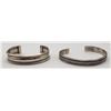 Image 1 : 2-CUFF BRACELETS (ONLY 1 MAKED .925)