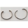 Image 2 : 2-CUFF BRACELETS (ONLY 1 MAKED .925)