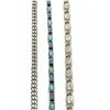 Image 1 : 3 STERLING BRACELETS (1-TURQ STONES)