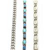 Image 2 : 3 STERLING BRACELETS (1-TURQ STONES)