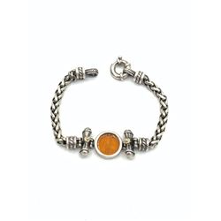 18K AND .925 BRACELET W ANGELS-RESIN
