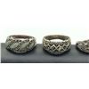 Image 2 : 4 RINGS  MARCASITE ELEGANT