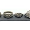 Image 3 : 4 RINGS  MARCASITE ELEGANT