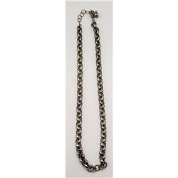 18 INCH MEN'S STERLING LINKED NECKLACE