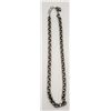 Image 1 : 18 INCH MEN'S STERLING LINKED NECKLACE