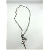 Image 3 : STERLING ROSARY NECKLACE