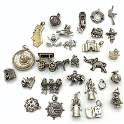 HUGE LOT OF CHARMS FOR CHARM BRACELET!!!