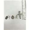 Image 2 : 5 RELIGIOUS PENDANTS STERLING