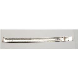 7 INCH THICK MILOR ITALY STERLING BRACELET