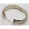 Image 3 : VINTAGE STERLING FILLIGREE HINGED BANGLE