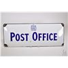 Image 1 : Vintage porcelain Canada Post sign 7 1/2" X 19 1/2"