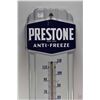 Image 2 : Vintage 1940's Prestone Anti-Freeze porcelain store thermometer, 36" long and 9" wide