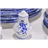 Image 2 : Selection of Shelley "Dainty Blue" bone china dinnerware including eight each of dinner plates, sand