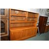 Image 1 : Mid century modern sideboard with display hutch made by Clausen Mobiler Silkeborg, Denmark, with thr