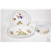 Image 1 : Three pieces of Royal Worcester Evesham including pie plate, souffle dish and an 14 1/2" oval open v