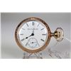 Image 1 : Elgin size 18 pocket watch, 15 jewel grade 169, model 3, serial no. 6192897 dates this pocket watch 