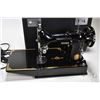 Image 2 : Vintage Singer Featherweight sewing machine serial no. EH 628531, dates this machine to 1952. In bea