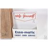 Image 2 : Vintage box of Varnished Crown Price Tags "For Grocery Stores and Butcher Shops" plus an Esso-Matic 