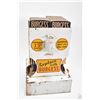 Image 2 : Vintage Burgess battery counter top retail display with three original cardboard battery sleeves, 10
