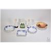 Image 1 : Selection of collectible china including three small Royal Doulton figurines "Darling" HN1985, "Bedt