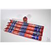 Image 1 : Five vintage fire extinguishers including four Liberty 3 lbs. metal tubes, each 22" in length and a 