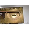 Image 2 : Brass wall mount letter and newspaper deposit mail slots