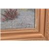 Image 3 : Git framed original antique oil on canvas painting of a Dutch coastal cottage scene signed by artist