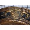 Image 2 : Large modern Empire style mirror with gold and black frame, overall dimension 57"