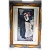Image 1 : Two framed print including "La Danse a La Champagne Mussee d' Oray, Paris" by Pierre Auguste Renoir 