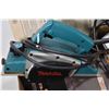 Image 2 : Makita power planer, a Makita angle grinder and a selection of sanding tools and sanding papers, tes