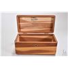 Image 2 : Miniature Lane cedar chest with lock and key, made for Campbells' Furniture, 9" X 4 1/2" X 4"