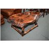 Image 1 : Handcrafted burl and log coffee table made by Melan Bros. B.C. Burl, Rustic Burl Tables, 49" x 25"