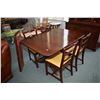 Image 2 : Regency style mahogany dining suite including extending table 38" X 24" at it's smallest configurati