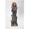 Image 1 : Heavy cast bronze Pharaoh statue initialled by artist A.N, 14" in height