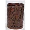 Image 2 : Heavy bronze "Silent competetion" brush pot purportedly Hsuan-tu reign marked