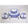 Image 1 : Selection of Shelley "Dainty Blue" bone china dinnerware including eight dinner plates, teacups and 