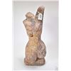 Image 1 : River rock nude sculpture 21" in height, artist initialled