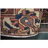 Image 2 : 100% handmade Iranian "Bakhtyar" wool carpet with geometric panel design, each panel with stylized f
