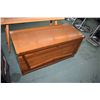Image 1 : Art deco walnut and cedar lined chest made by Boshart