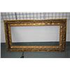 Image 1 : Large empty gilt picture, overall size 30" X 55"